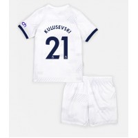 Tottenham Hotspur Dejan Kulusevski #21 Hjemmedraktsett Barn 2023-24 Kortermet (+ Korte bukser)